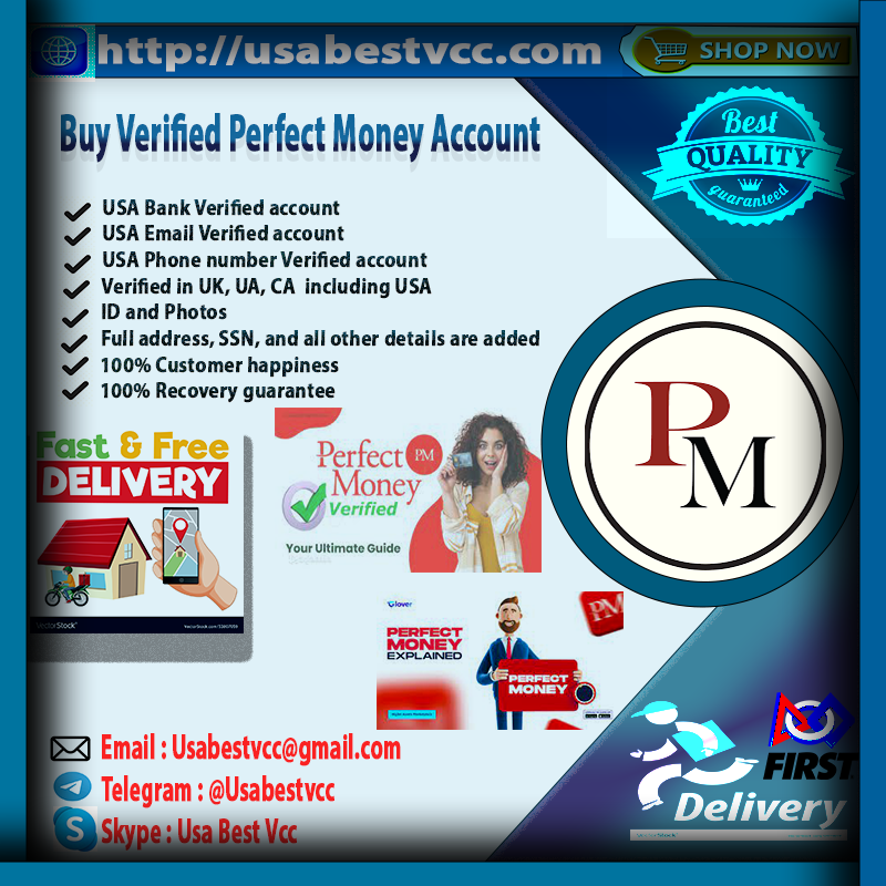 Buy Verified Perfect Money Account - USA, UK Bank verified
